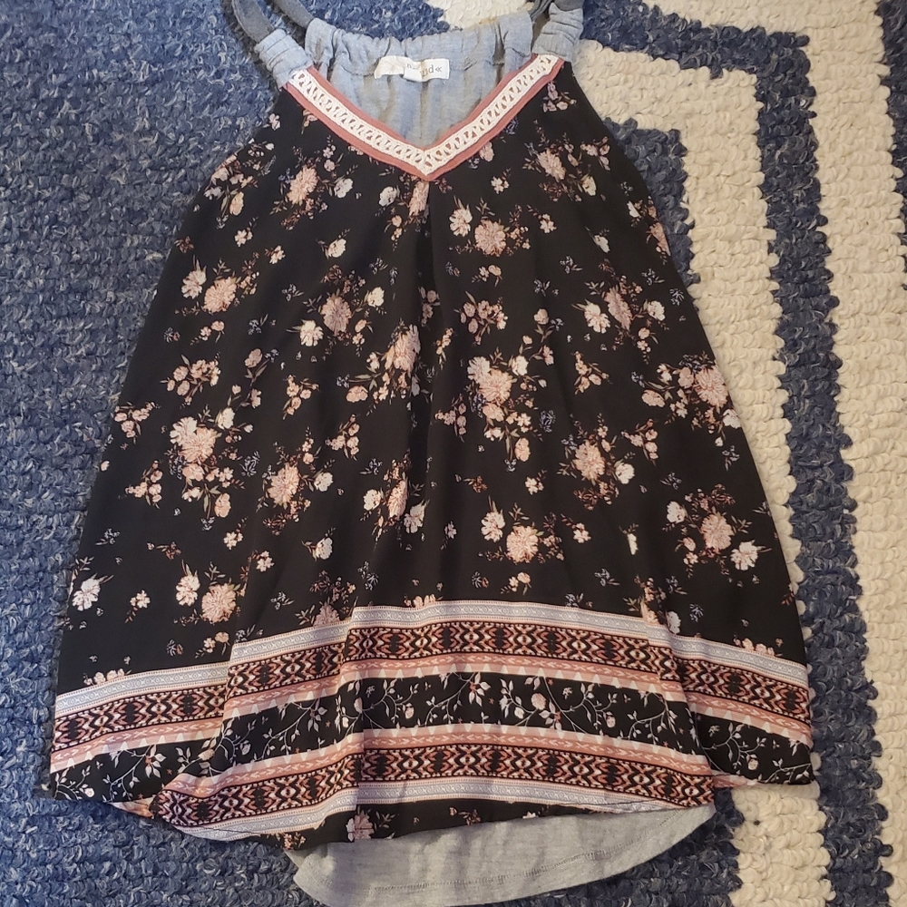 Floral size medium tank top